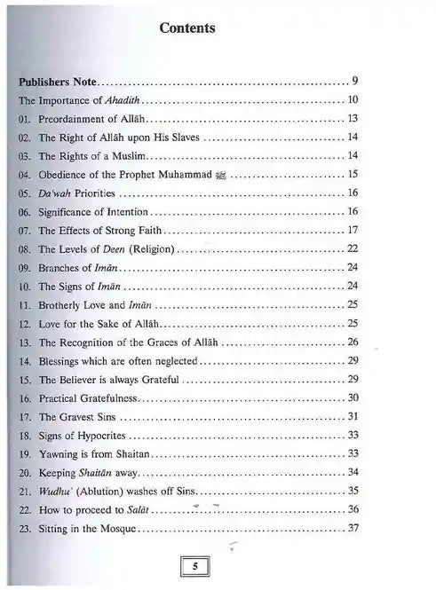 100 Timeless Ahadith on Islamic Manners - Darussalam