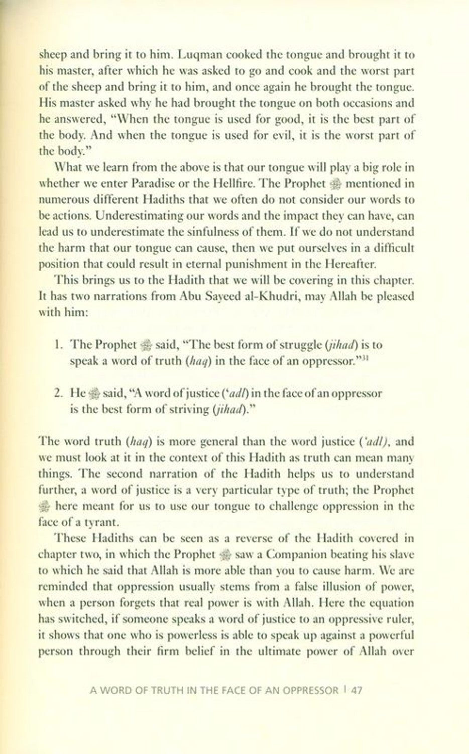 40 on Justice: The Prophetic Voice on Social Reform - Darussalam