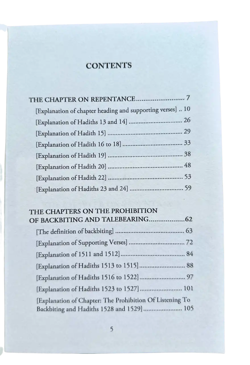 Explanation of Riyad-us-Saliheen,Repentance & The prohibition of backbiting & TaleBearing