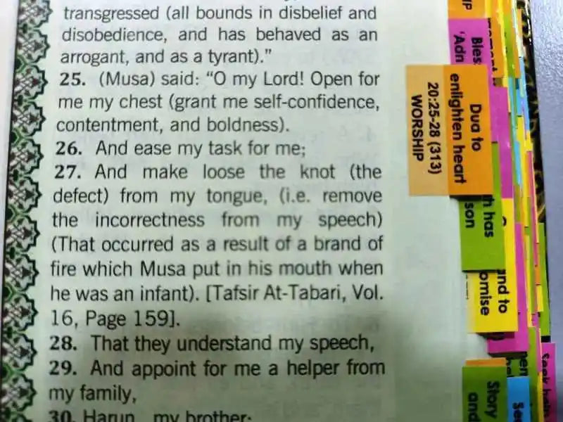 Maqdis A4 Large Al Quran Al Kareem Word-by-Word Translation Tajweed Colour Coded with 200 Tags of Verses + 30 Tags of Juz Green (Pre-Order)