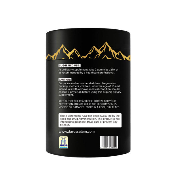 Darussalam Himalayan Shilajit Gummies - Halal Certified-Premium Packaging