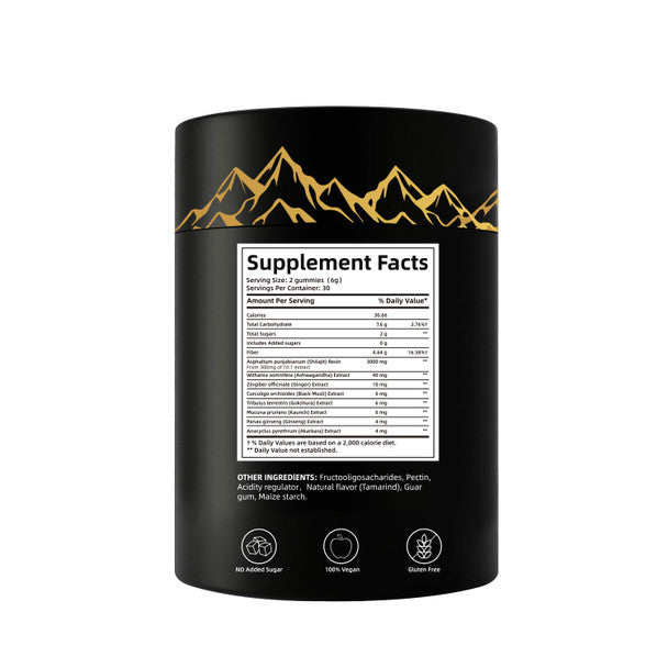 Darussalam Himalayan Shilajit Gummies - Halal Certified-Premium Packaging