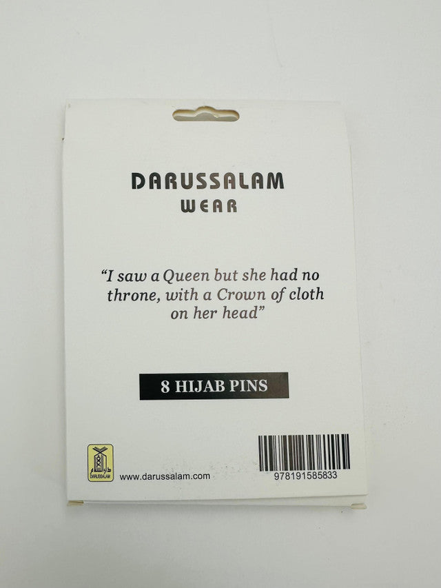 HIJAB SCARF SAFETY PINS (Darussalam wear)