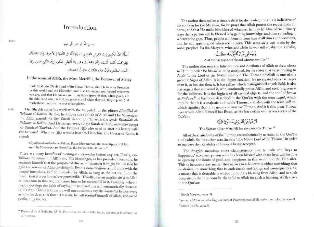An Explanation of Muhammad ibn Abd al - Wahhabs Four Principles of Shirk - Darussalam