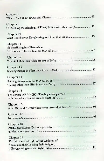 An explanation of Muhammad ibn Abd al Wahhab's teachings in Kitab Al Tawhid - Darussalam