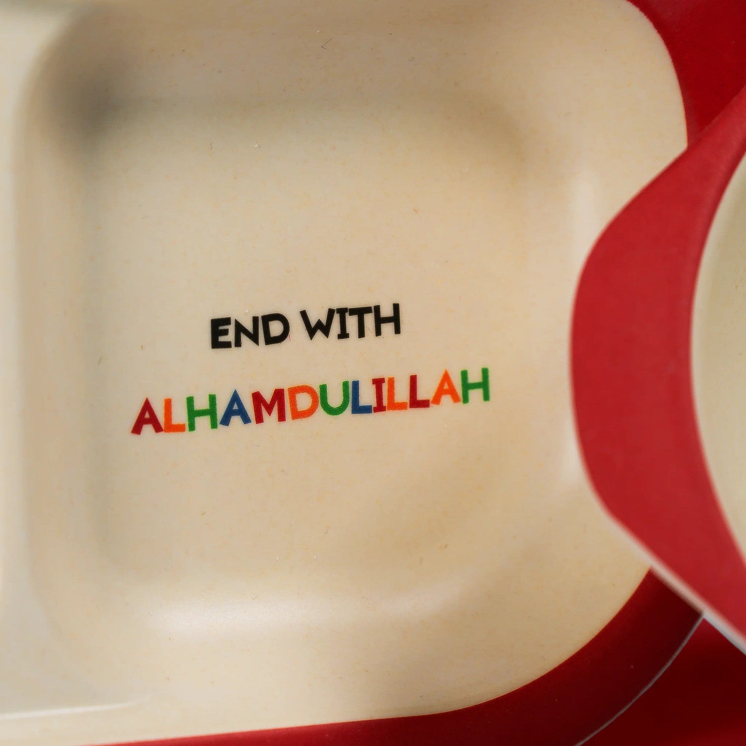 Arabic Alphabet Children's Tableware Set - Darussalam