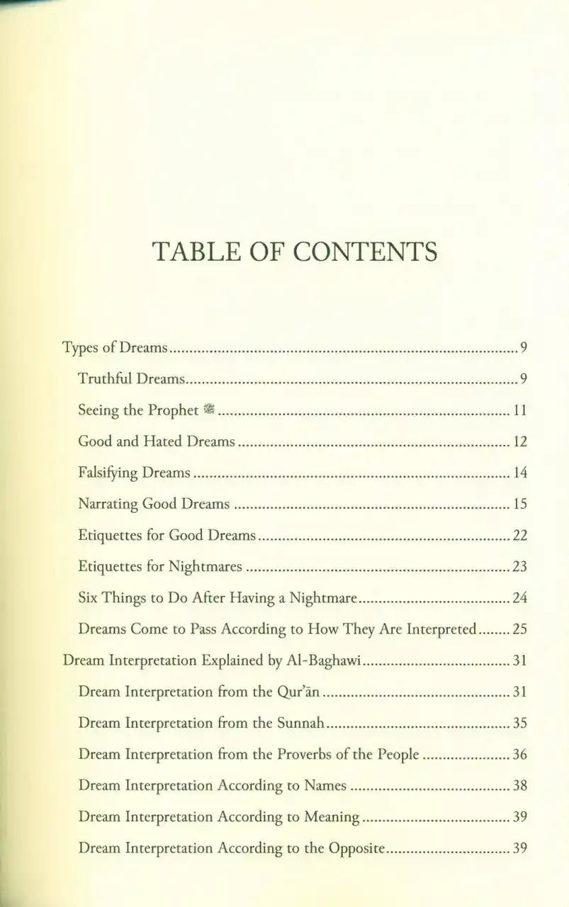 Authentic Dream Interpretations by Shaykh 'Abdullah ibn Jaru Allah - Darussalam