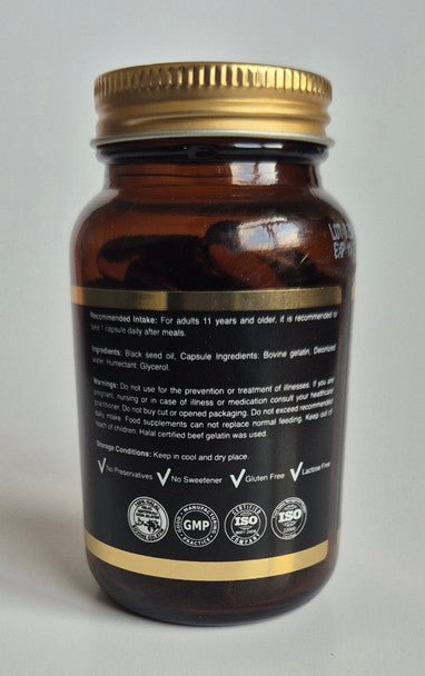 Black Seed Oil Capsules (Softgels) Darussalam - Darussalam