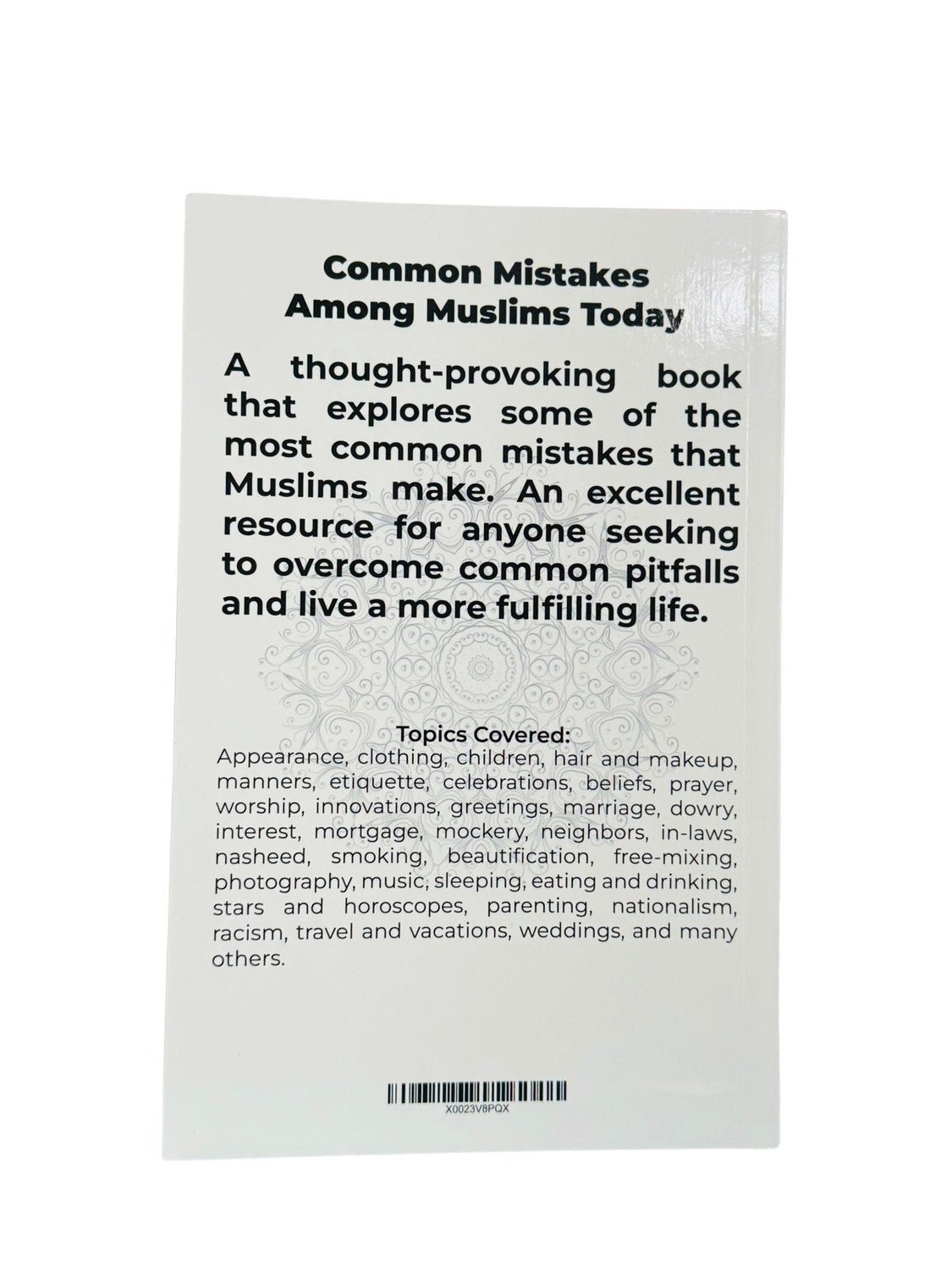 Common Mistakes Among Muslims Today - By Abu Zayd Kamran Ali - Darussalam