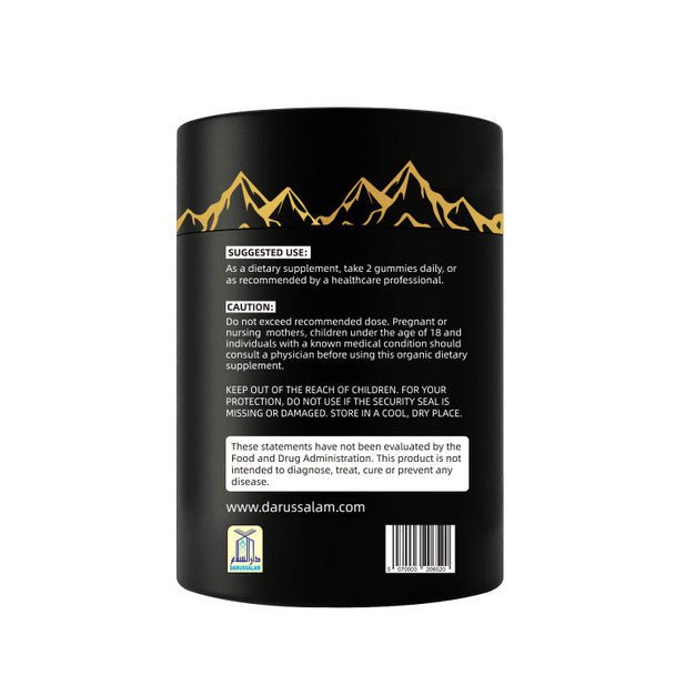 Darussalam Himalayan Shilajit Gummies - Halal Certified - Premium Packaging - Darussalam