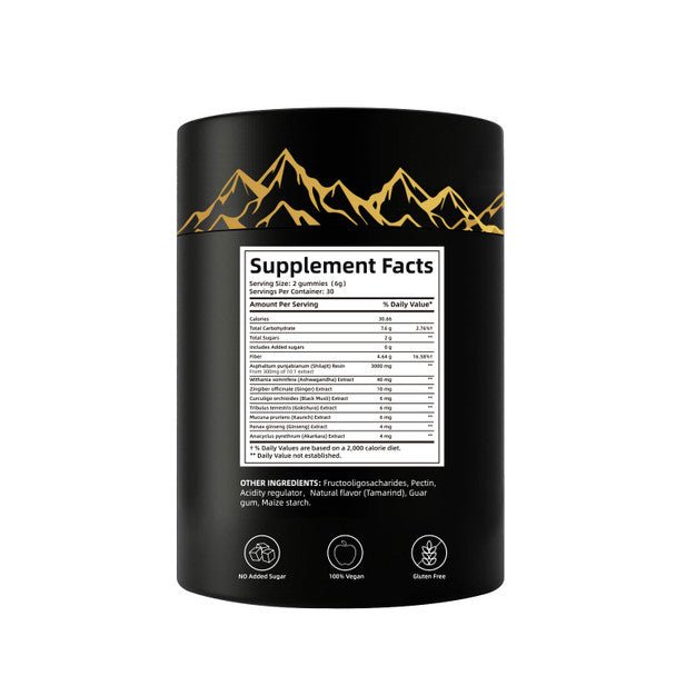 Darussalam Himalayan Shilajit Gummies - Halal Certified - Premium Packaging - Darussalam