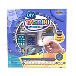 DIY Tasbih Making Kit with Dhikr Cards (Updated) - Pink & Blue - Darussalam