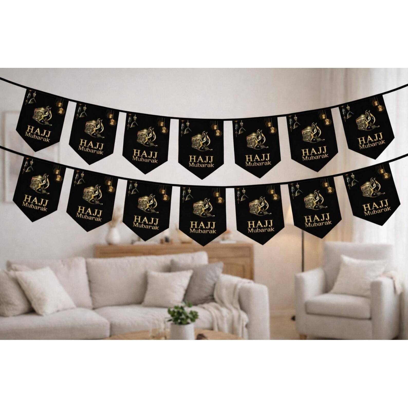 Hajj Mubarak Buntings decorative wall hanging | Hajj Decorations