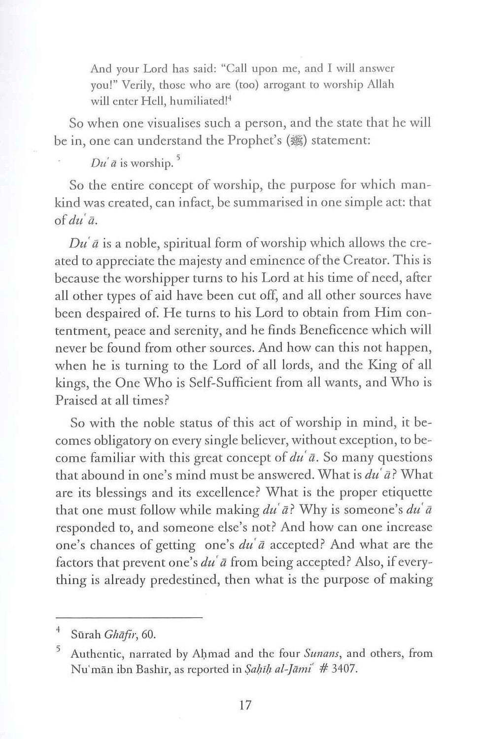 Dua - The Weapon of the Believer - Darussalam