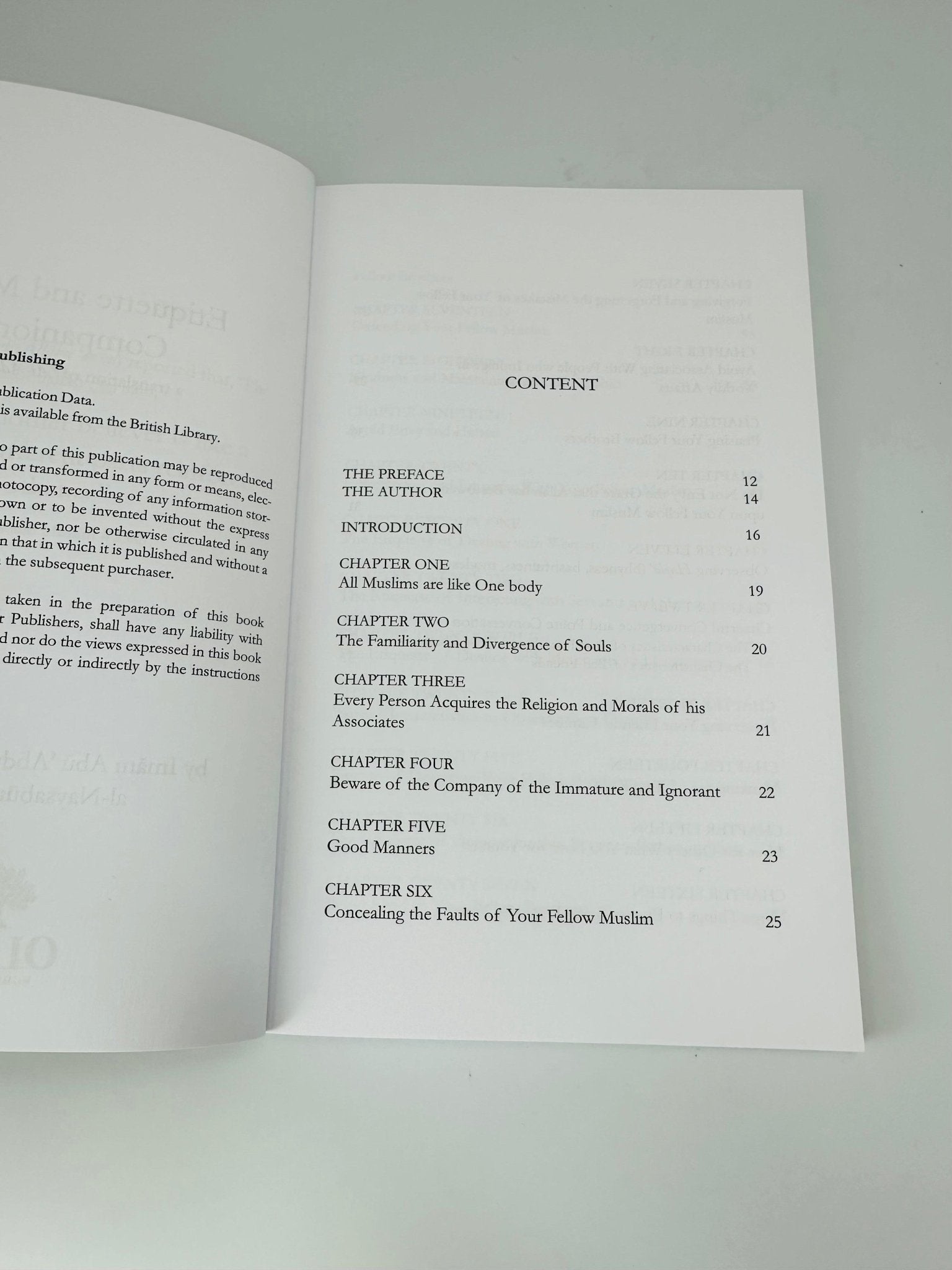 Etiquette and Morals of Companionship - Darussalam