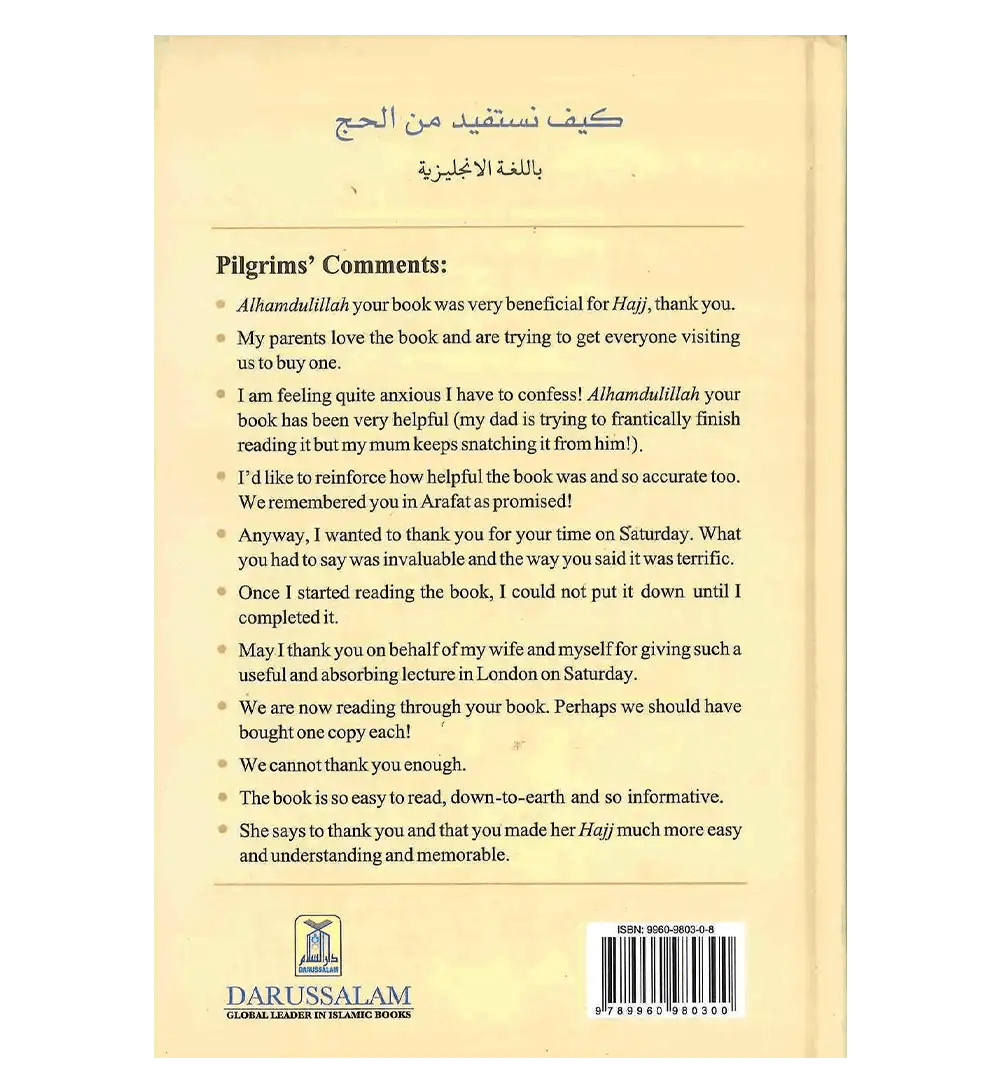 Getting the Best out of Al - Hajj (Pilgrimage) - Darussalam