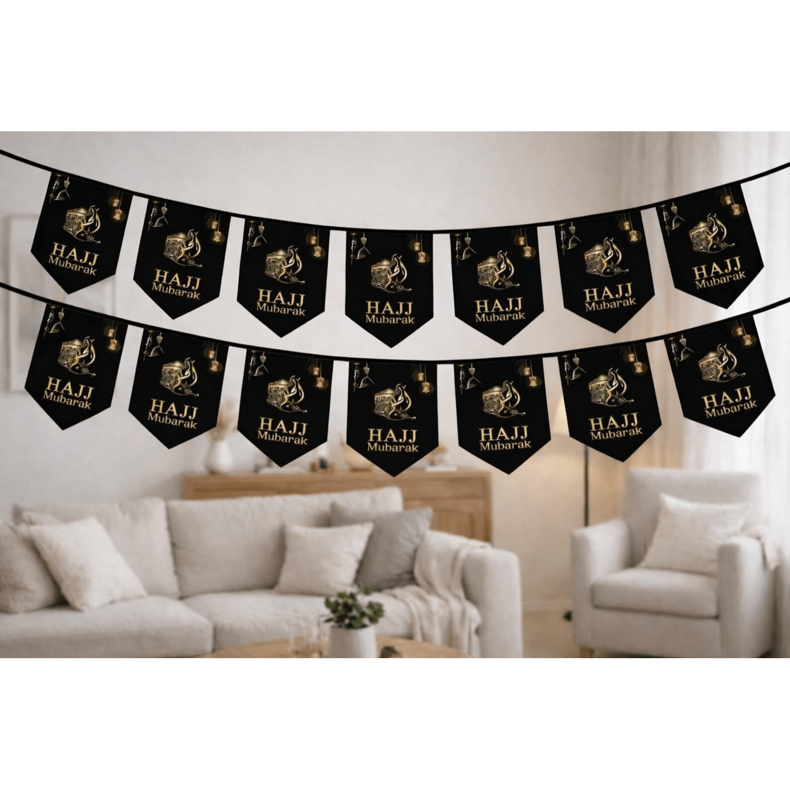 Hajj Mubarak Buntings decorative wall hanging | Hajj Decorations - Darussalam