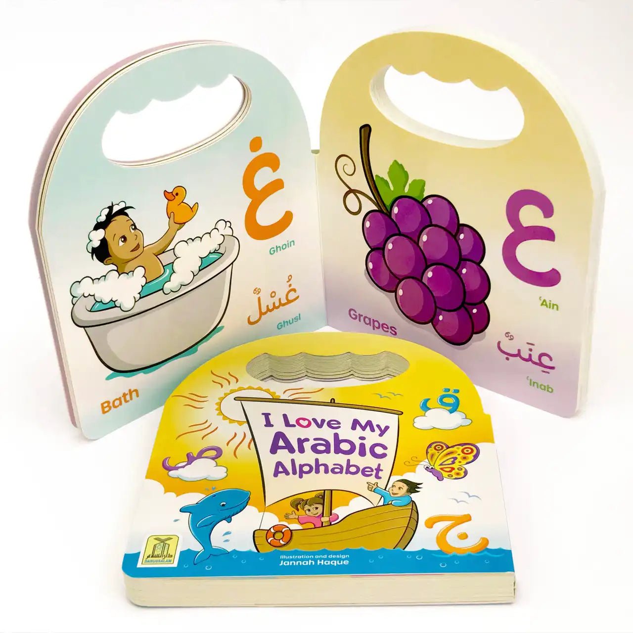 I Love My Arabic Alphabet Pictures with Eyes - Darussalam