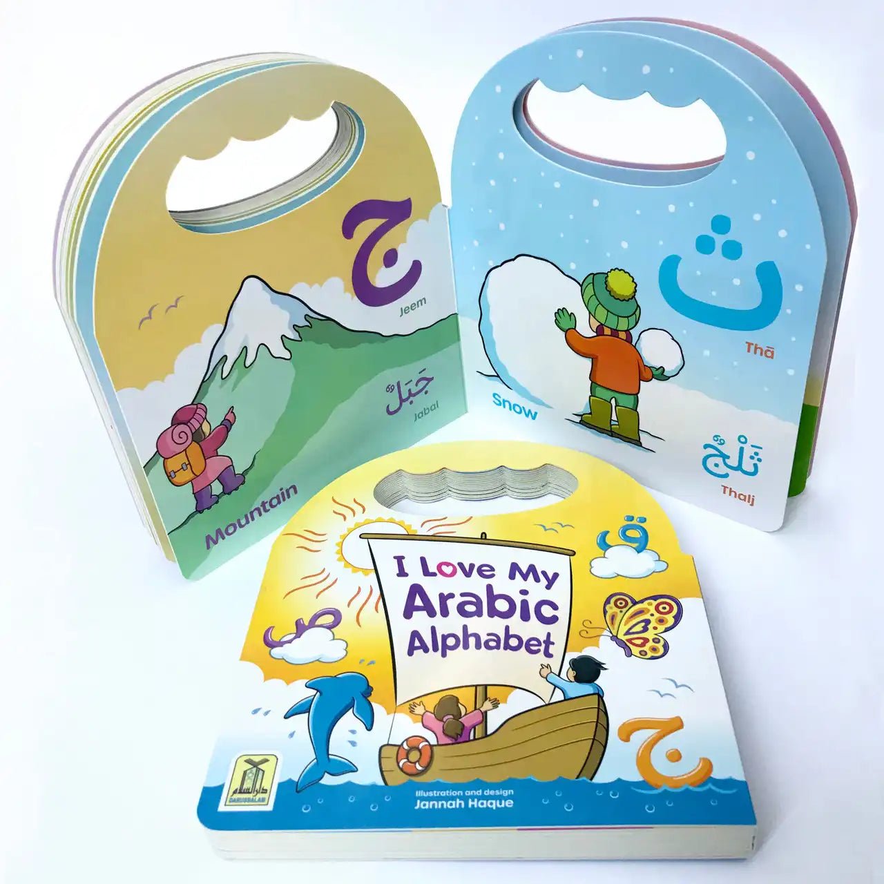 I Love My Arabic Alphabet Pictures without Eyes - Darussalam