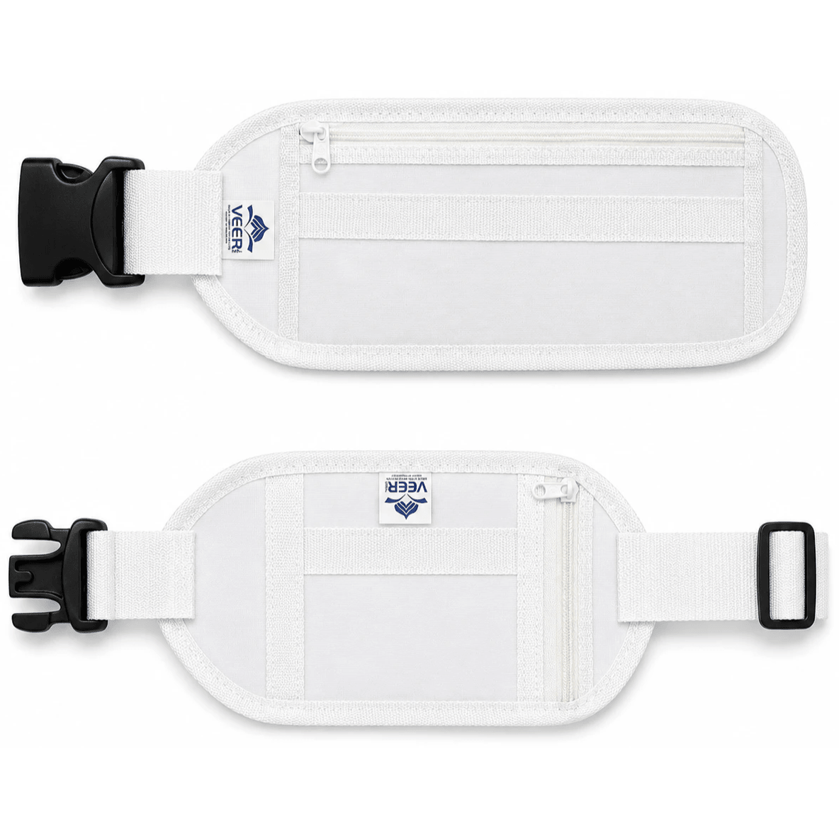 Ihram Belt for Hajj and Umrah with Adjustable Buckle white - Darussalam