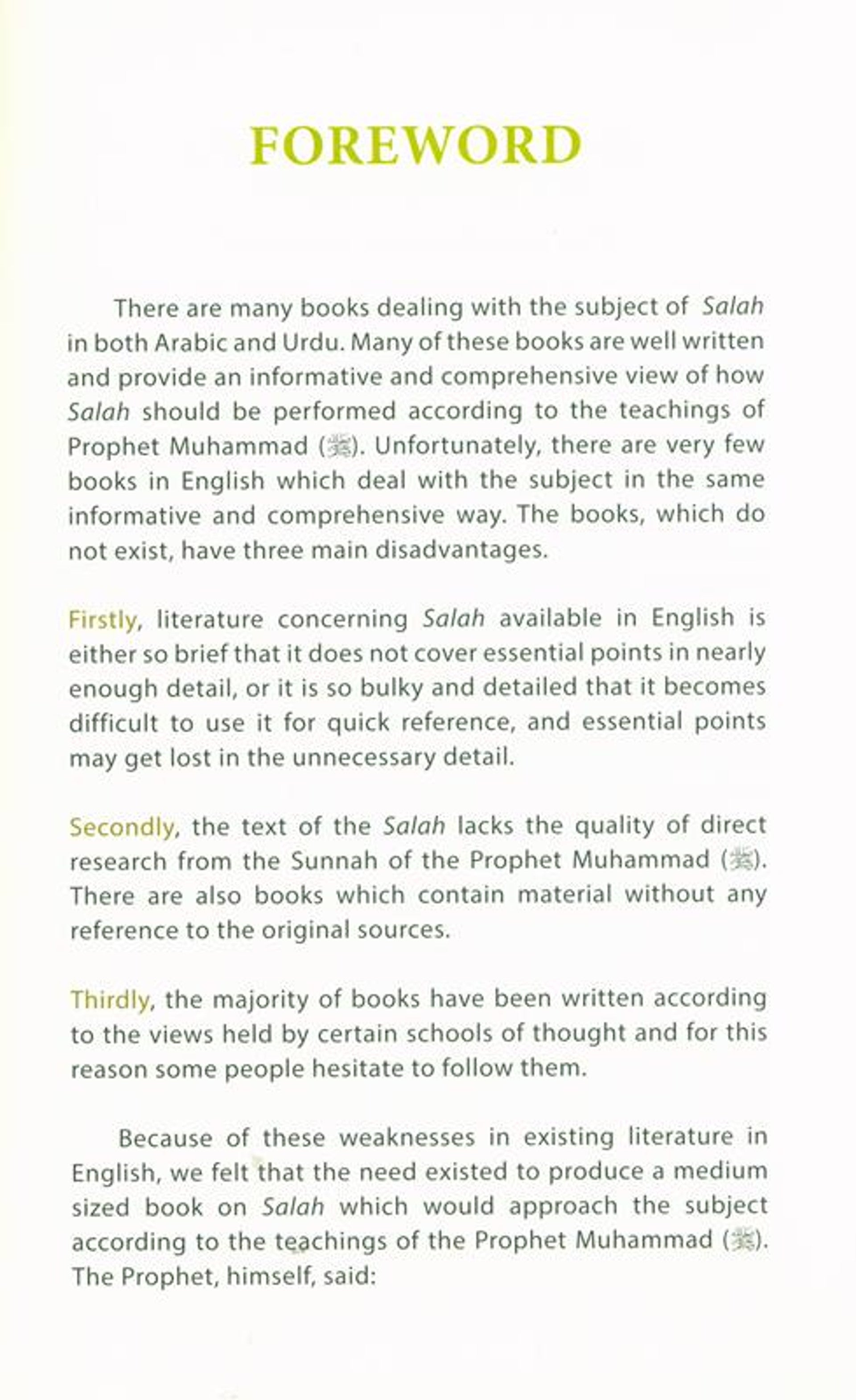 A Guide to Salat ( Prayer )