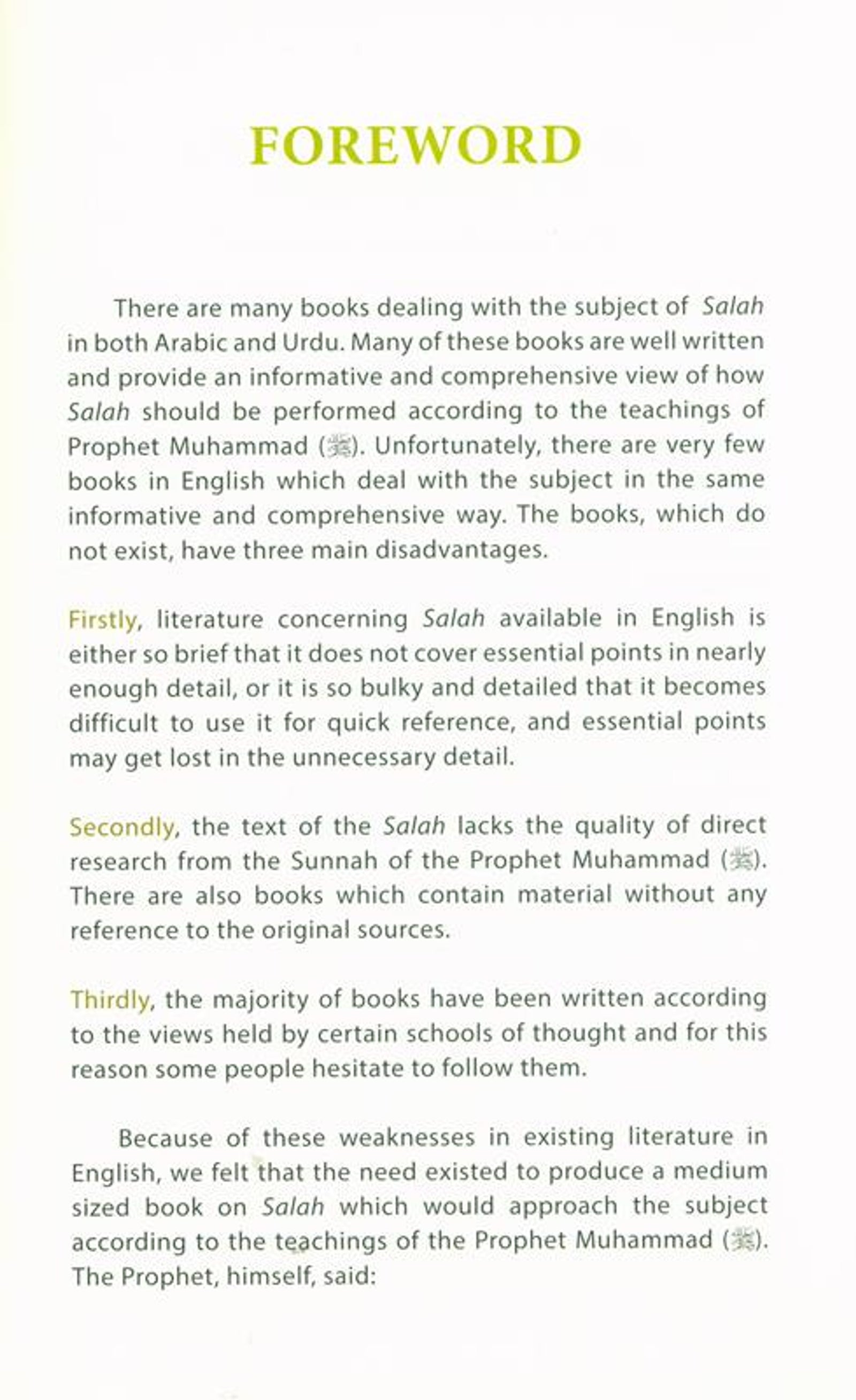A Guide to Salat ( Prayer )