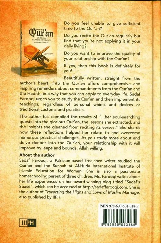 Into the quran Let It Enrich Your Soul And Your Life - Darussalam