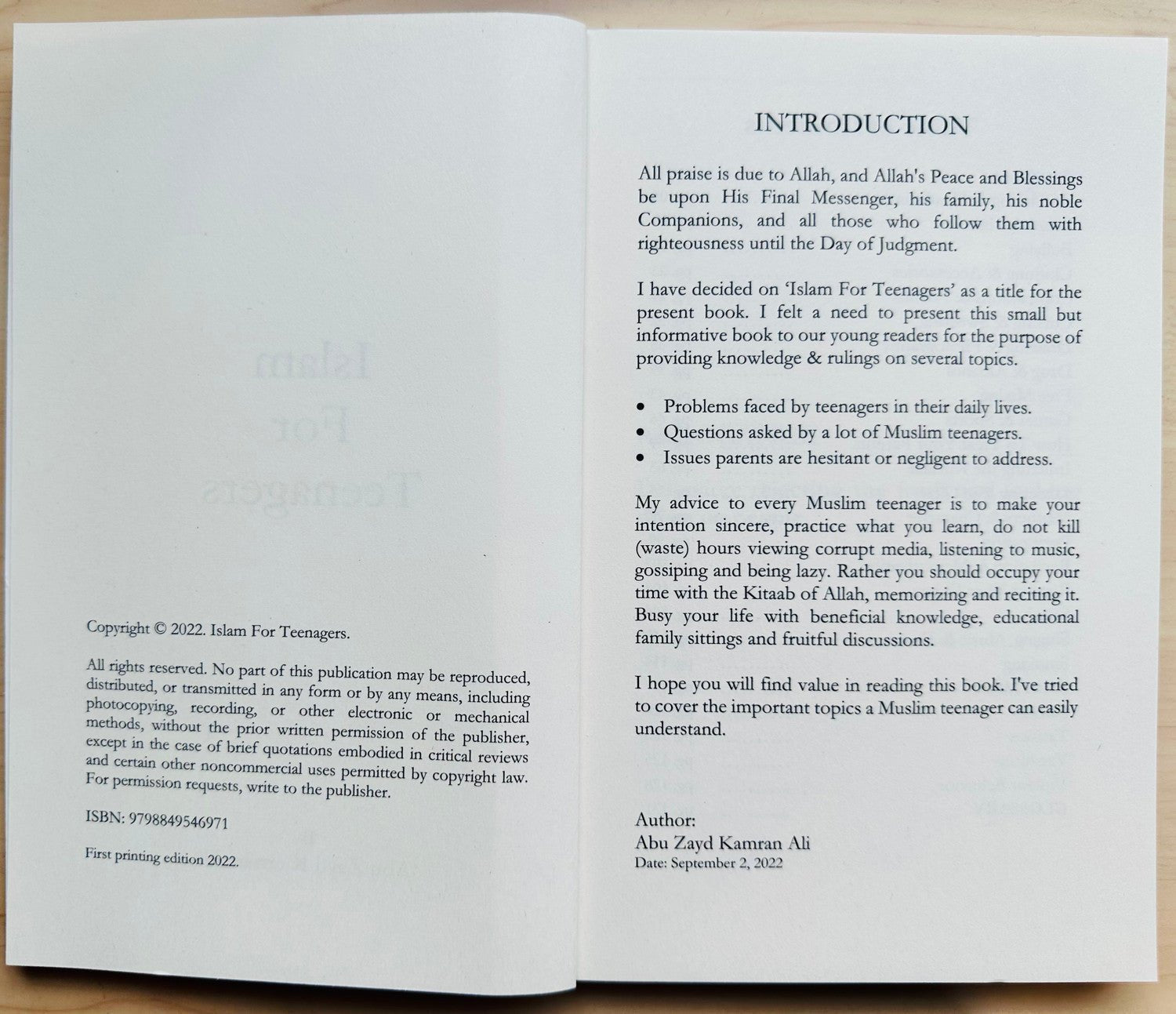 Islam for Teenagers - Darussalam