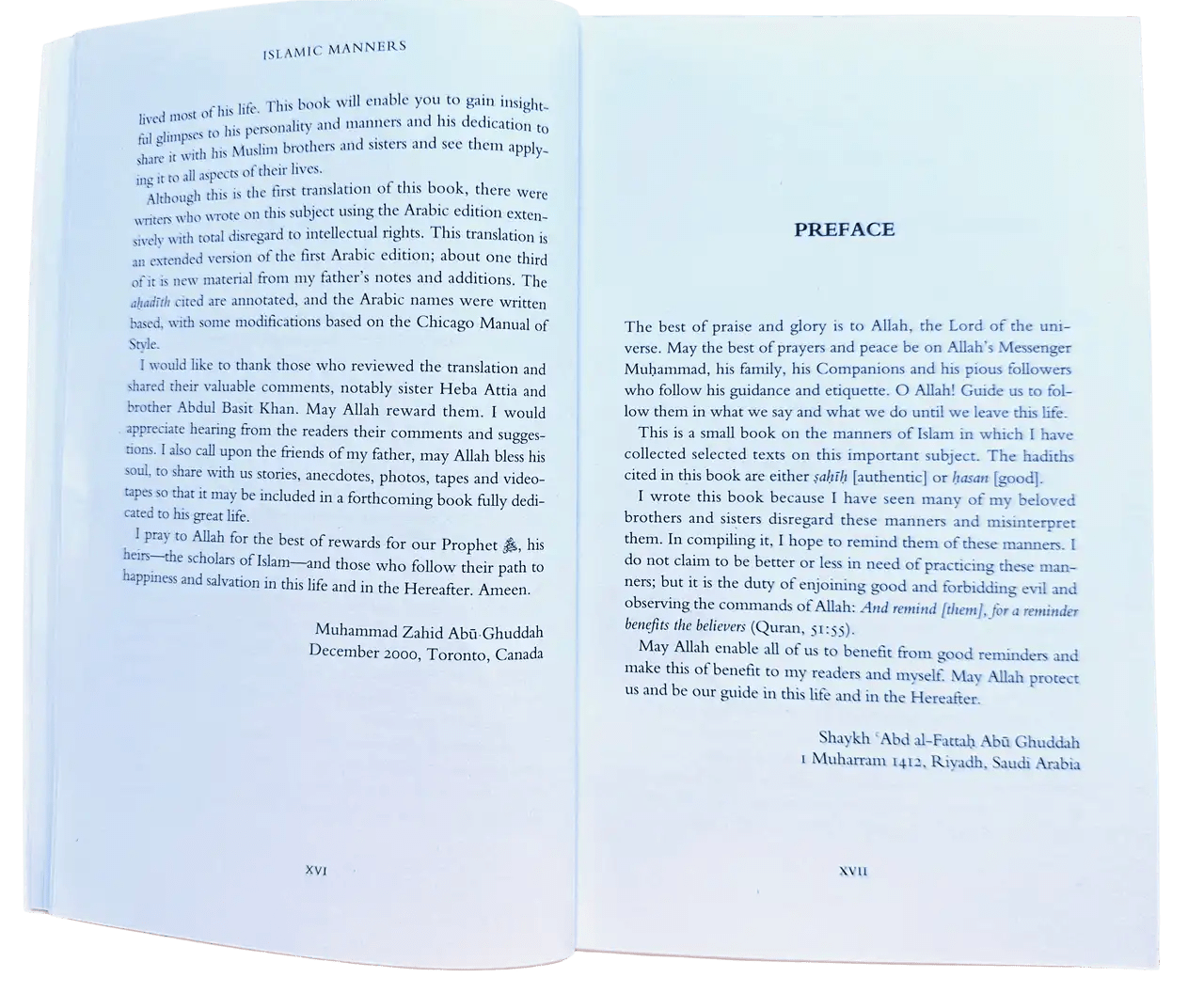 Islamic Manners - Darussalam