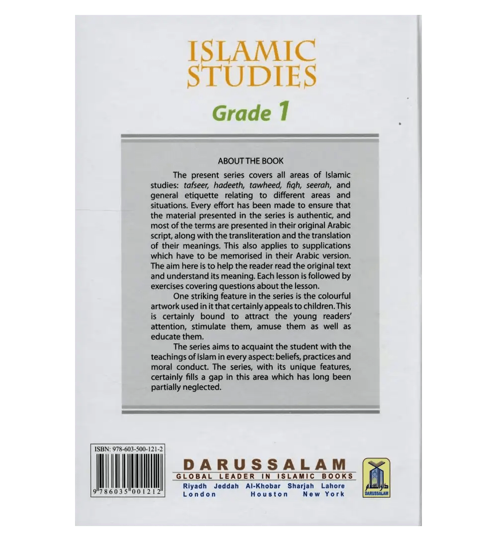 Islamic Studies Grade 1 (paperback) - Darussalam