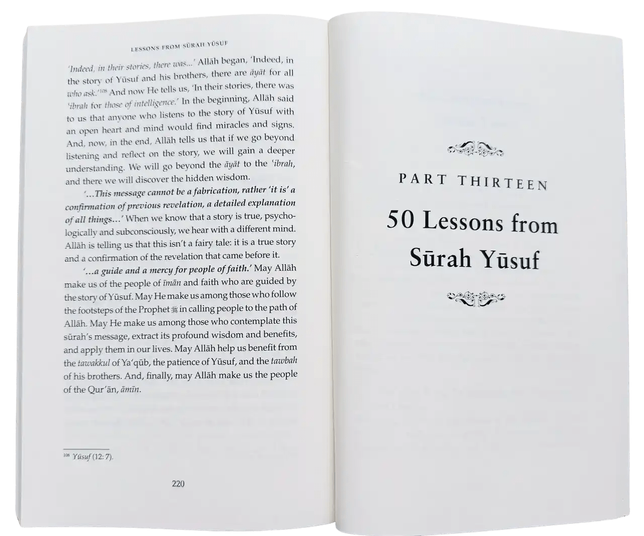 LESSONS FROM SURAH YUSUF - Darussalam