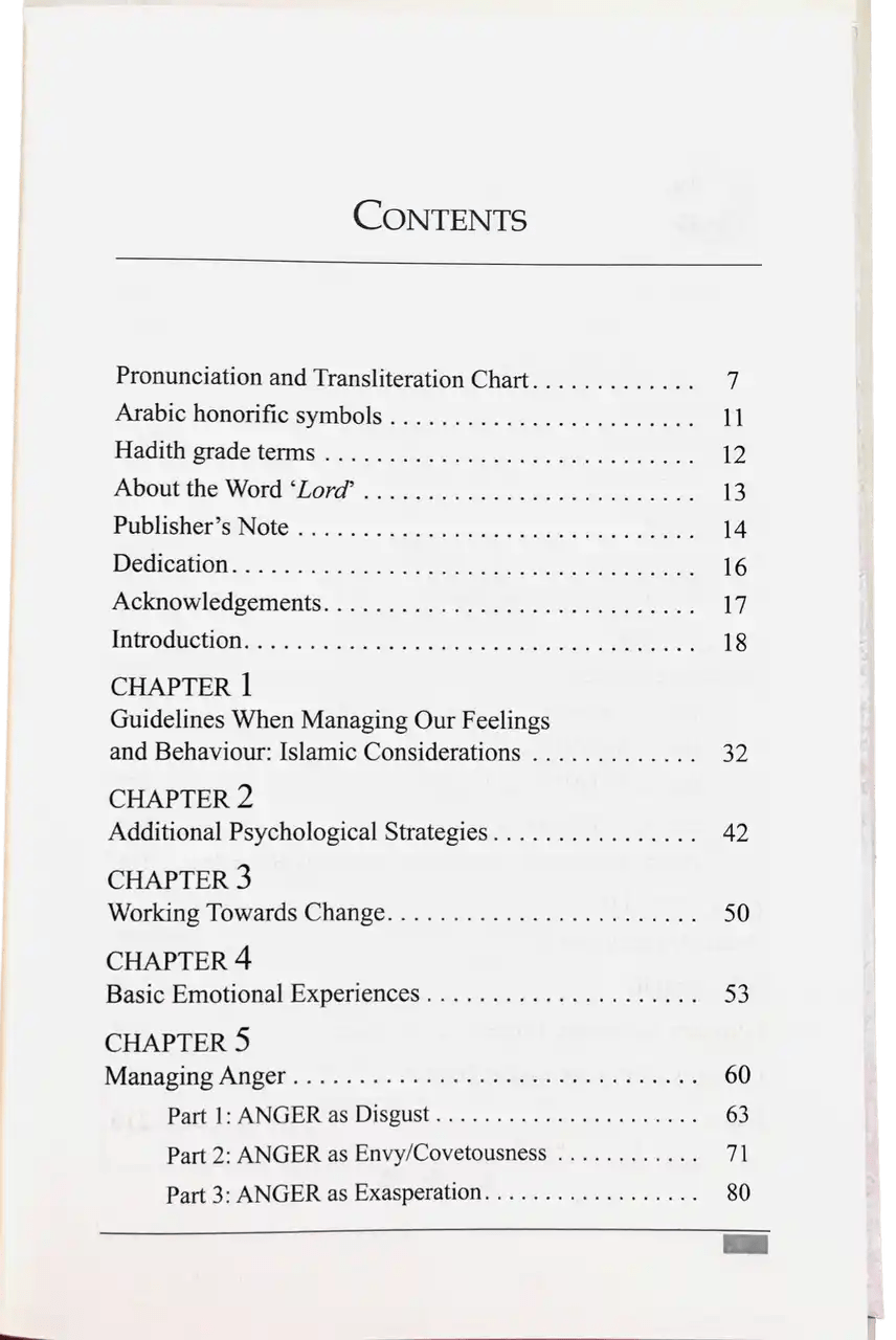 Managing Your Emotions (Therapy from Quran and Sunnah - 2) - Darussalam