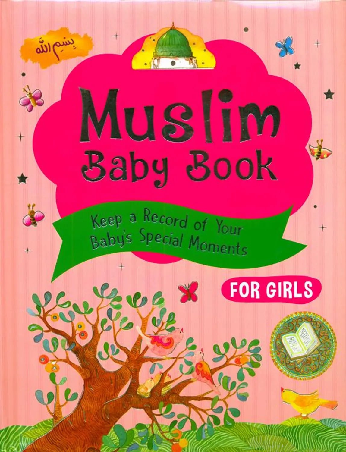 Muslim Baby Record Book ( For Girls) - Darussalam