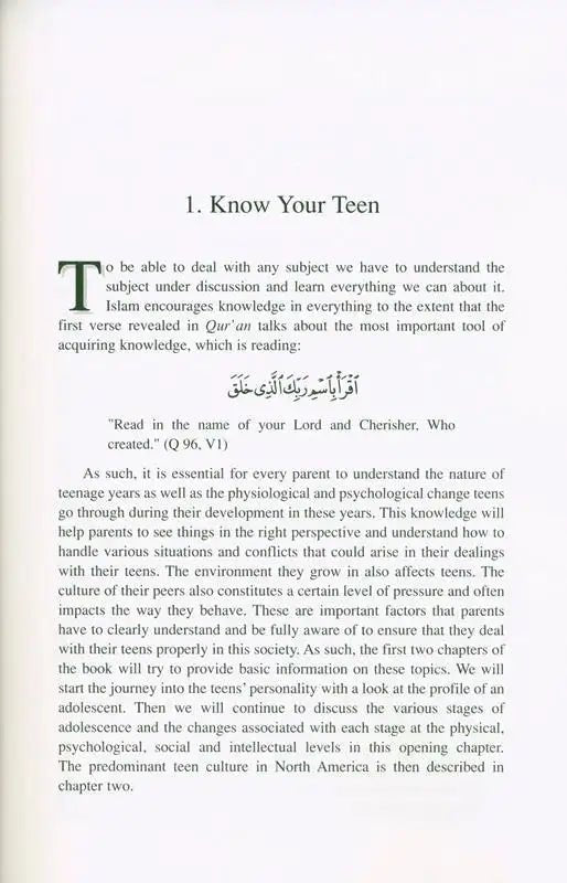 Muslim Teens : A Practical Islamic Parenting Guide - Darussalam