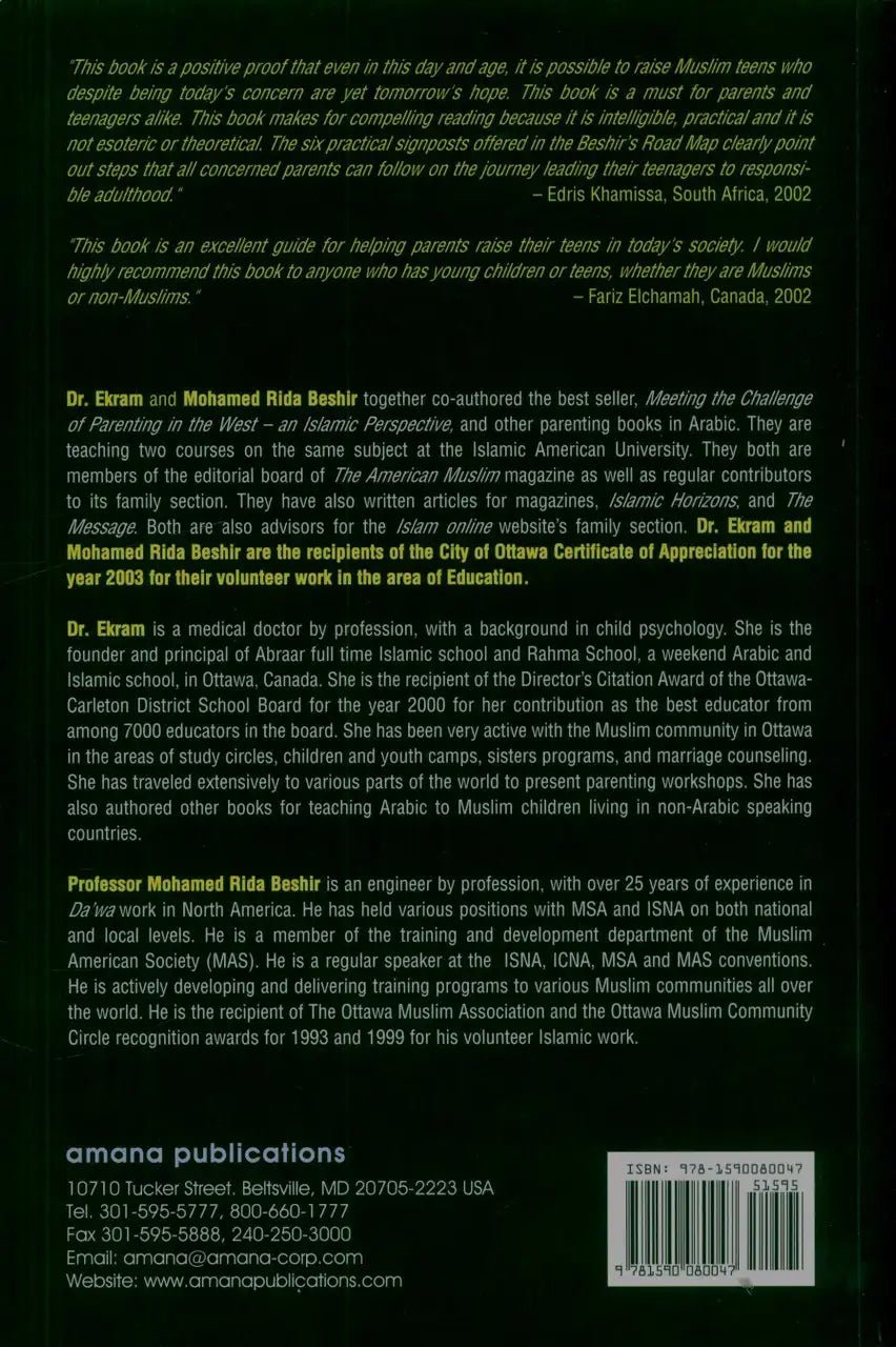 Muslim Teens : A Practical Islamic Parenting Guide - Darussalam