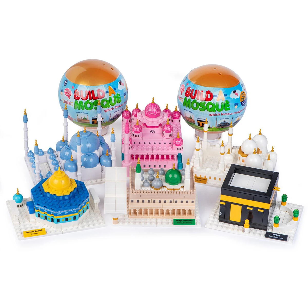 NEW! Build-a-Mosque Mini Surprise Ball Building Kits - Darussalam