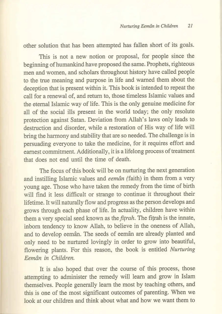 Nurturing Eeman in Children - Darussalam