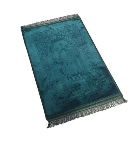 Paded Velvet Prayer Mats (Non Slip) Size (80x120cm) - Darussalam