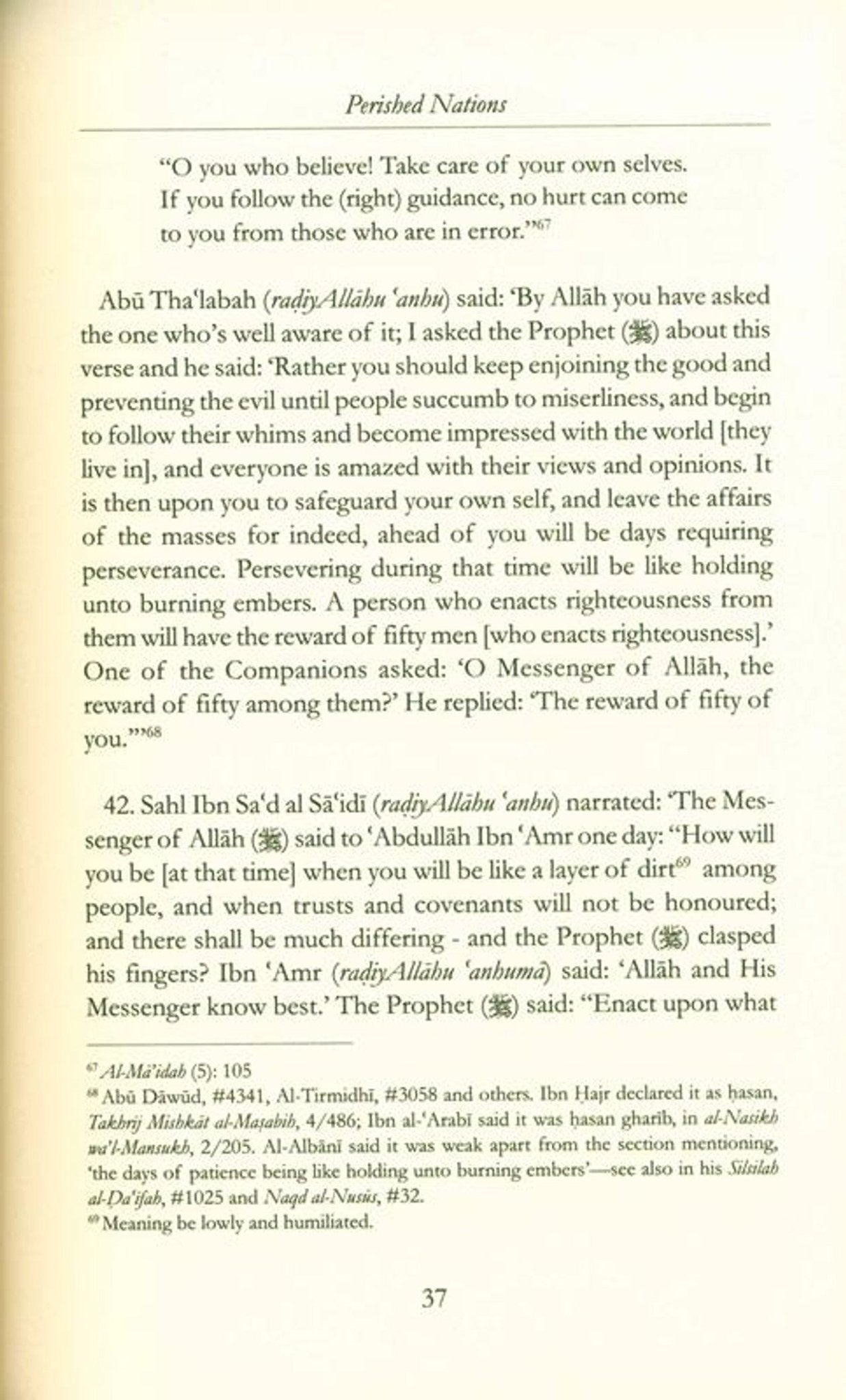Perished Nations Book of Penalties - Darussalam
