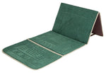 Prayer Mat Foldable Recline Backrest Padded Back Support with Prayer Rug Seat - Darussalam