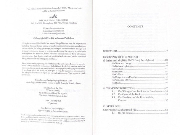 Ranks Of The Elite | Volume One - Darussalam
