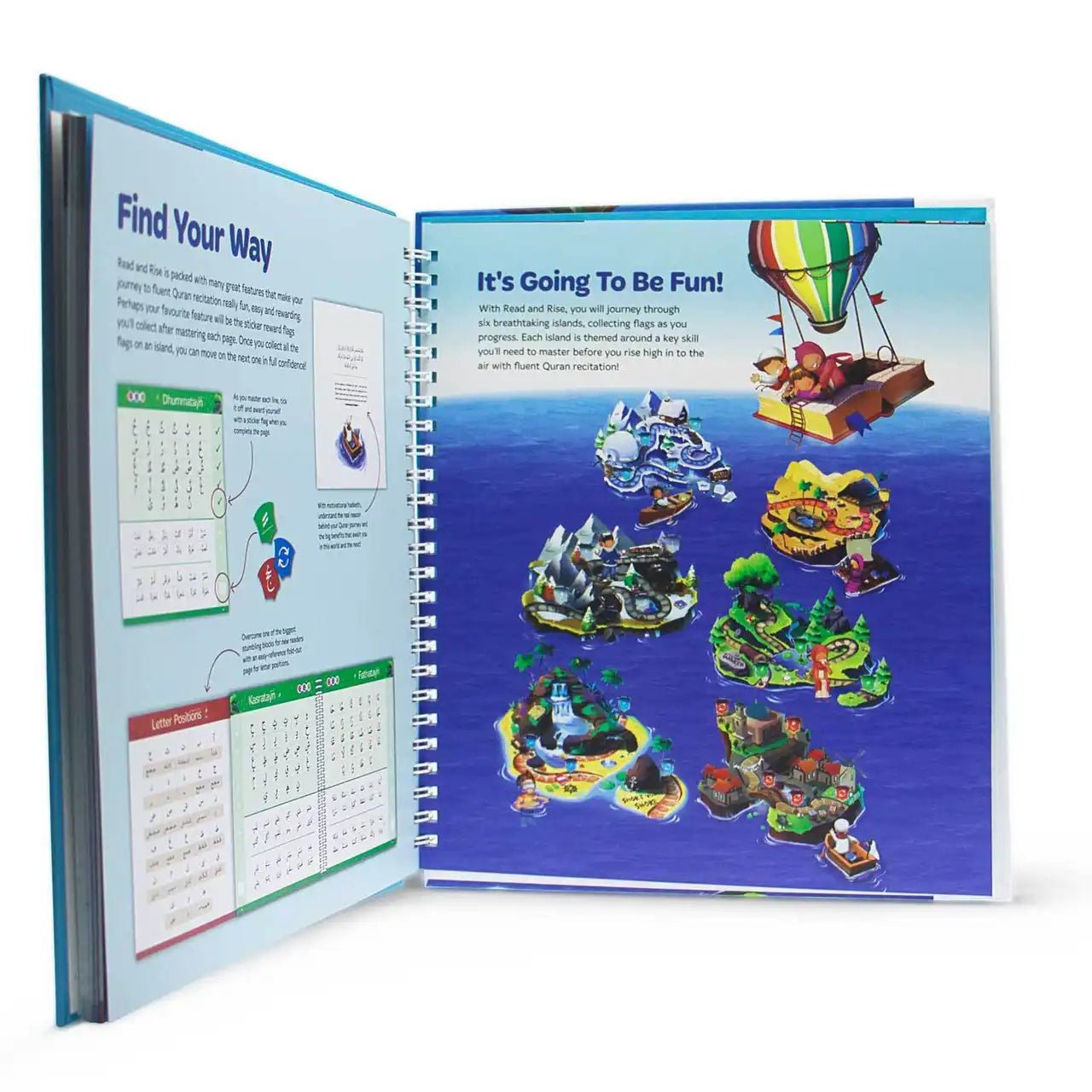 Read And Rise Qaidah ,The Fun, Fast And Firm way To Fluent Quran Recitation - Darussalam