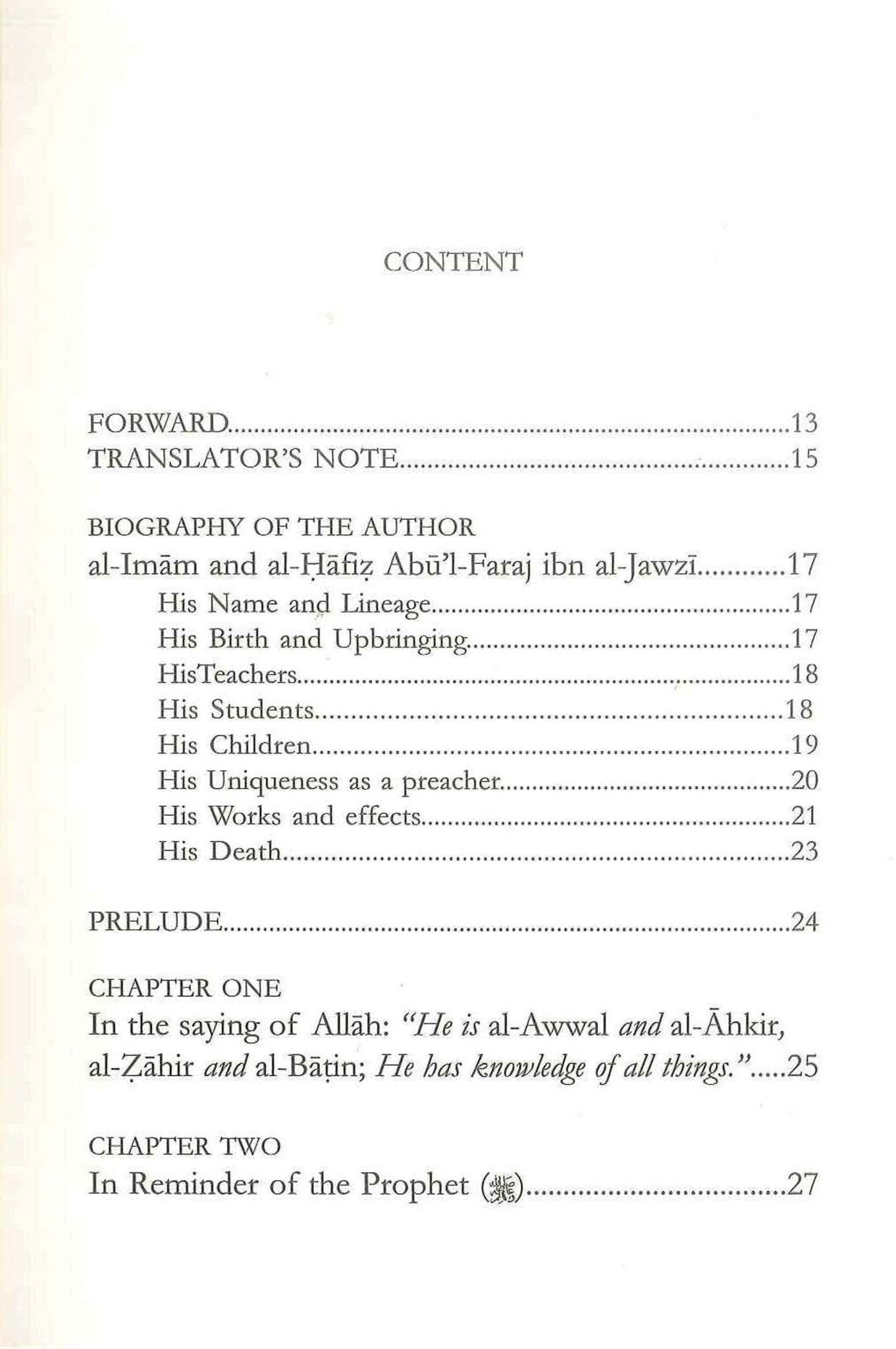 Seeds of Admonishment And Reform - Darussalam