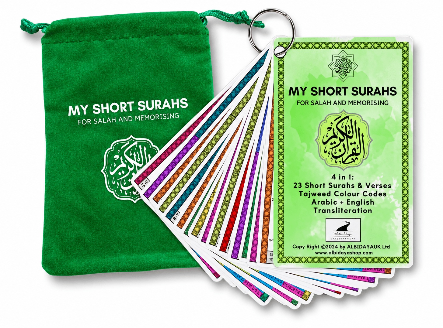 Short Surah Cards With Tajweed - Darussalam