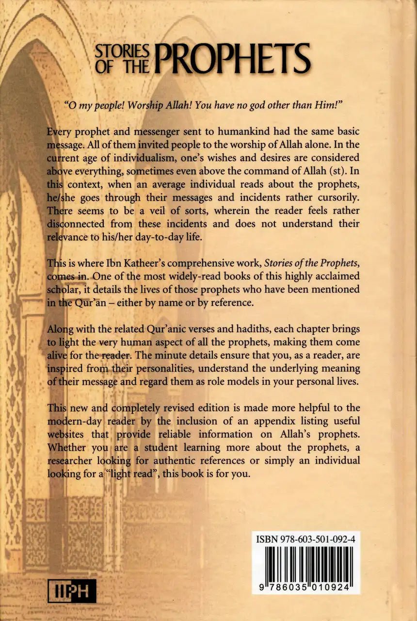 Stories Of The Prophets (IIPH) - Darussalam