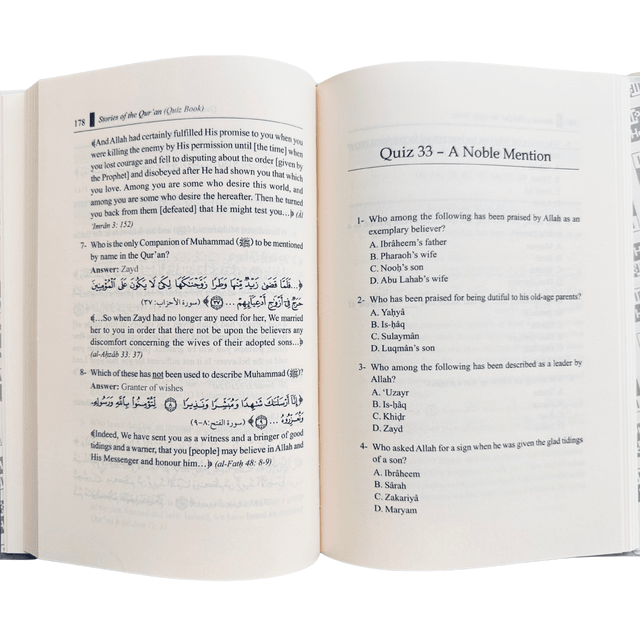 Stories of the Qur’an – Quiz Book By Ammar Awais - Darussalam