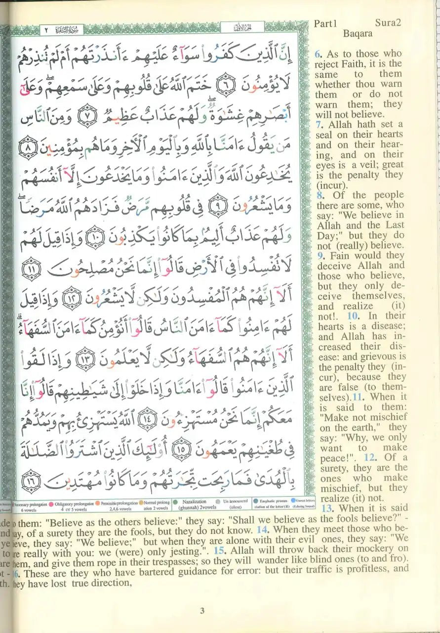 Tajweed Quran with Meanings Translation in English Large - Darussalam