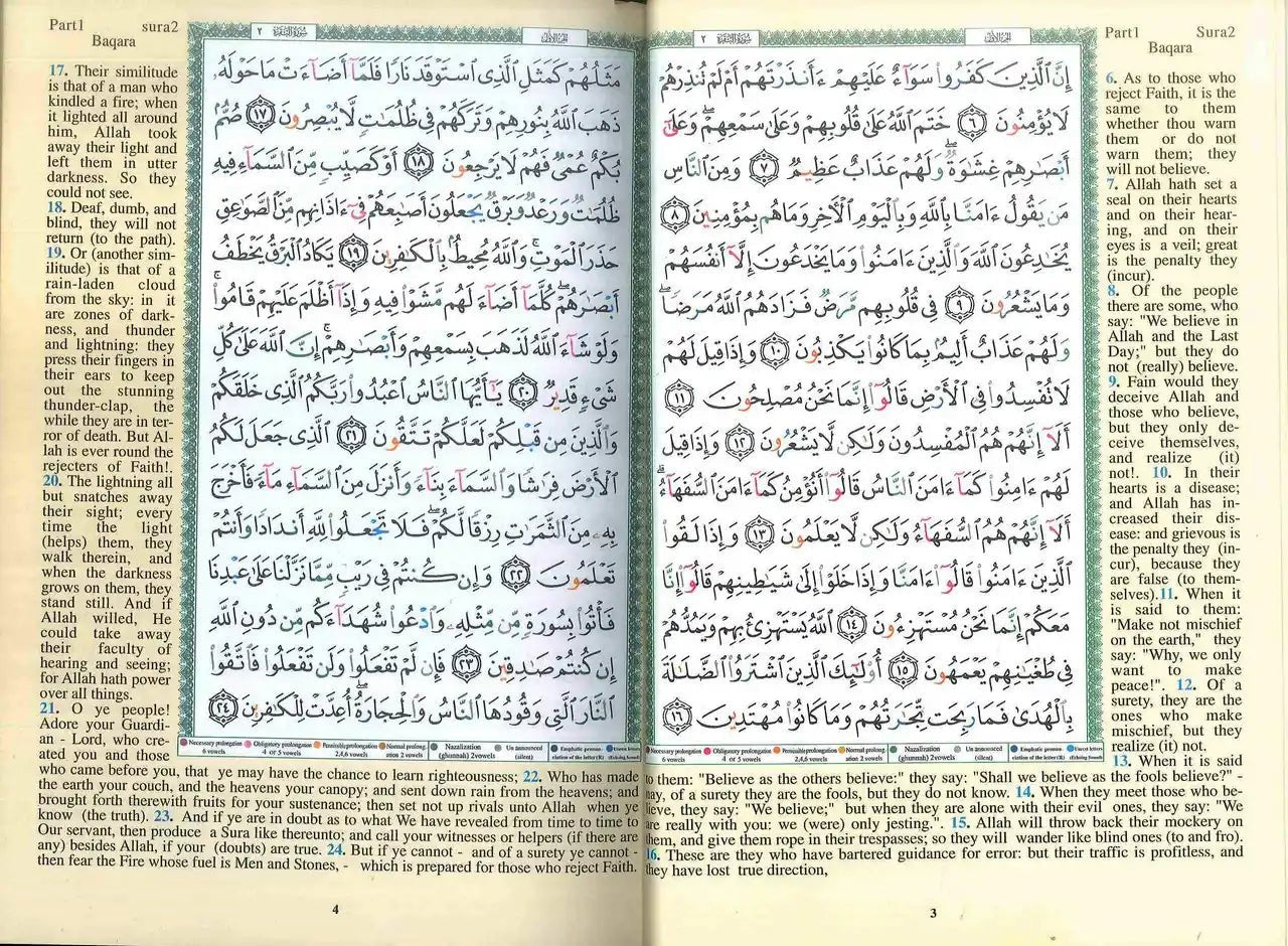 Tajweed Quran with Meanings Translation in English Large - Darussalam