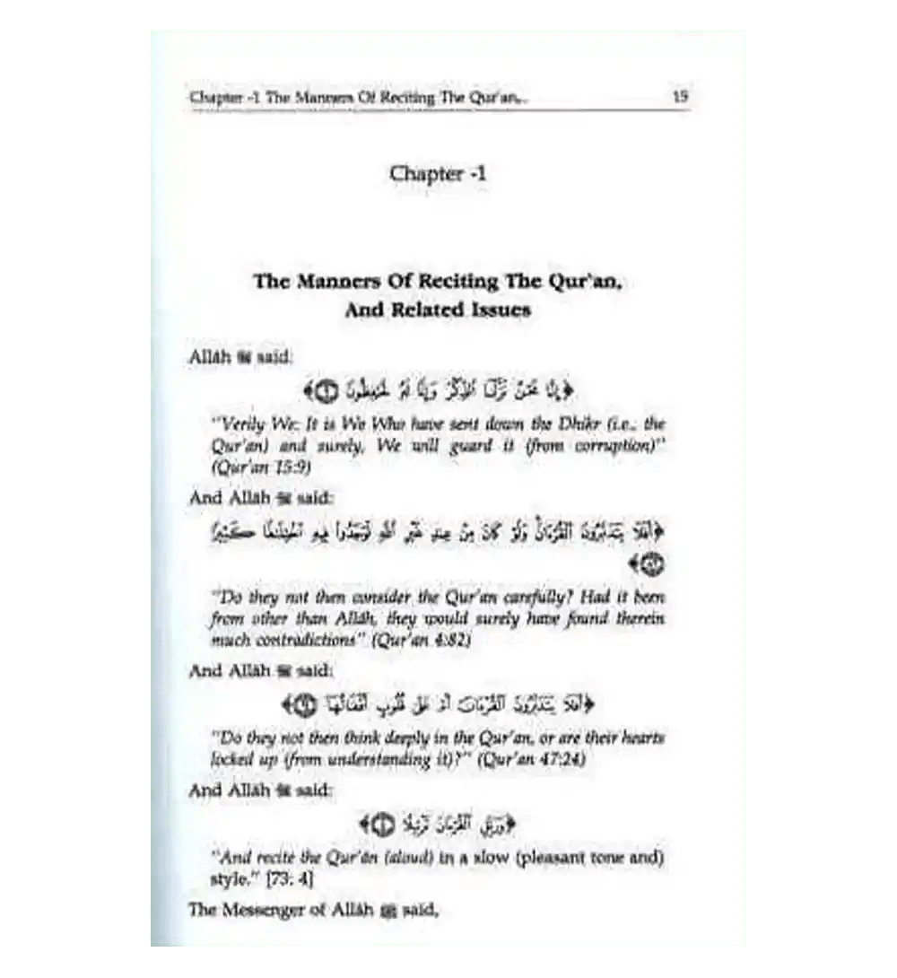 The Book of Manners - Darussalam