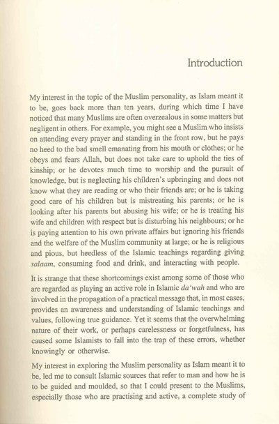 The Ideal Muslim - Darussalam